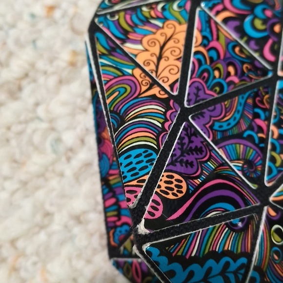 A5 Emilio Pepe abstract tote with geometric shapes - Picture 6 of 13